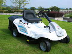 Self-propelled battery powered lawn mowers Langhui